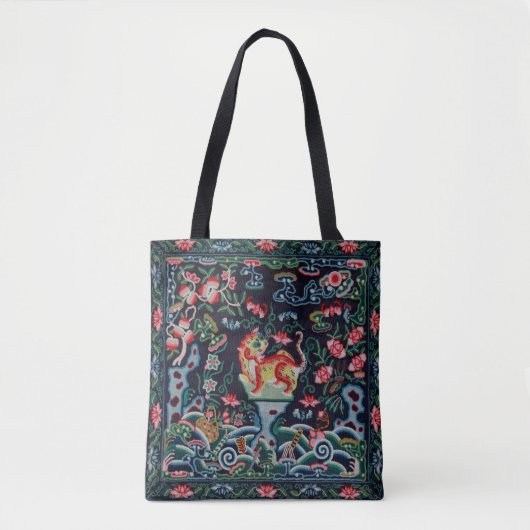 Baby Tijger uit de Qing-dynastie Tote Bag (Voorkant)