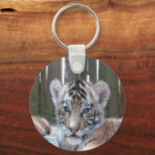 baby tijger wacht op moeder liefde sleutelhanger (Voorkant)