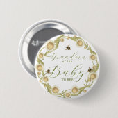 Baby to Bee Baby shower Familielid Ronde Button 5,7 Cm (Voorkant /achterkant)