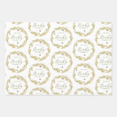 Baby to Bee Custom Daisy Chain Inpakpapier Vel (Voorkant 2)