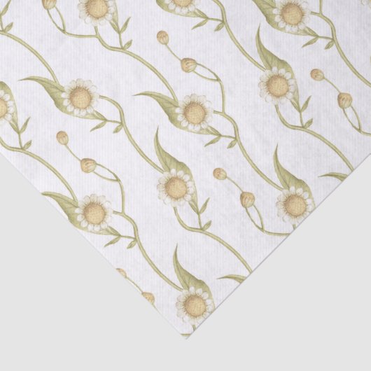 Baby to Bee Custom Daisy Chain Tissuepapier (Detail)