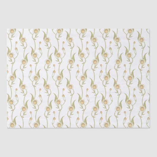 Baby to Bee Custom Daisy Chain Tissuepapier (Voorkant)