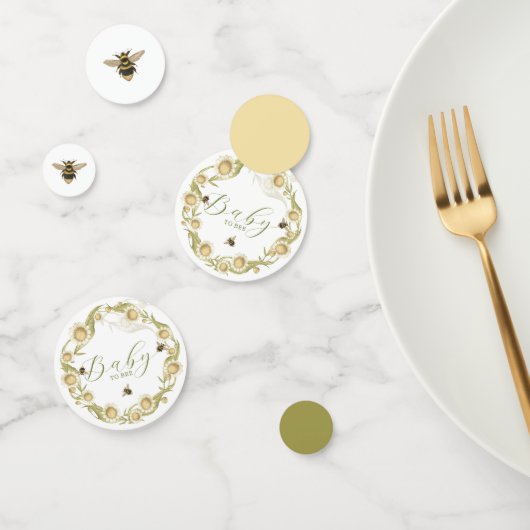 Baby to Bee Theme Baby shower Confetti (Groep)