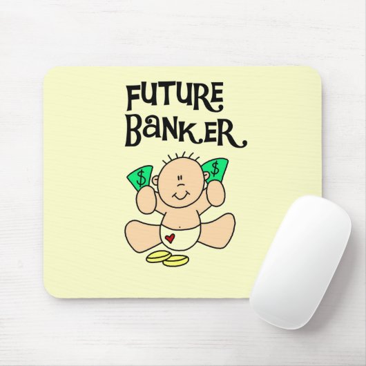 Baby Toekomstige T-shirts voor banken en cadeautje Muismat (Met muis)