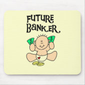 Baby Toekomstige T-shirts voor banken en cadeautje Muismat (Voorkant)