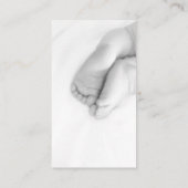 Baby Toes-profielkaart Visitekaartje (Achterkant)