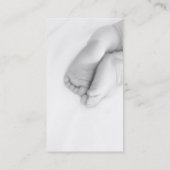 Baby Toes-profielkaart Visitekaartje (Achterkant)