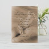 baby toewijding kaart (Staand voorkant)