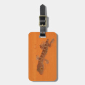 Baby Tokay Gecko Bagagelabel (Voorkant verticaal)