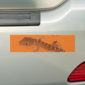 Baby Tokay Gecko Bumpersticker (Op auto)