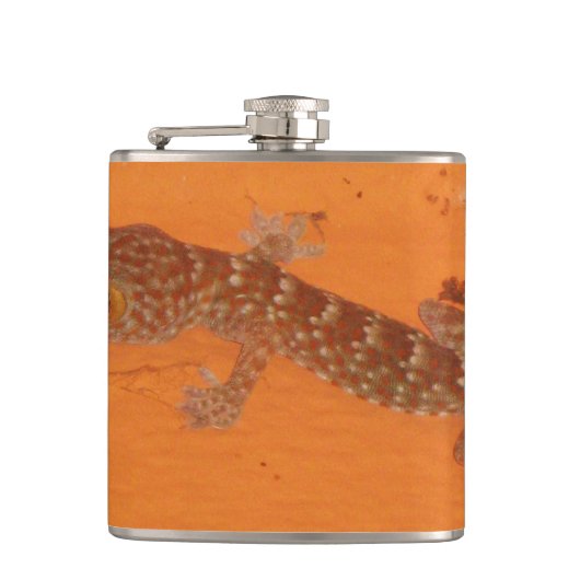 Baby Tokay Gecko Heupfles (Voorkant)