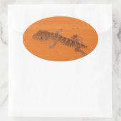 Baby Tokay Gecko Ovale Sticker (Tas)