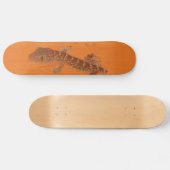 Baby Tokay Gecko Persoonlijk Skateboard (Horizontaal)