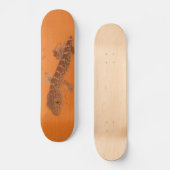 Baby Tokay Gecko Persoonlijk Skateboard (Voorkant)