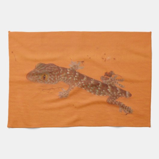 Baby Tokay Gecko Theedoek (Horizontaal)