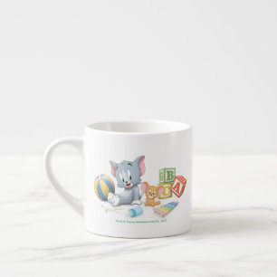 Baby Tom en Jerry die met speelgoed spelen Espresso Kop