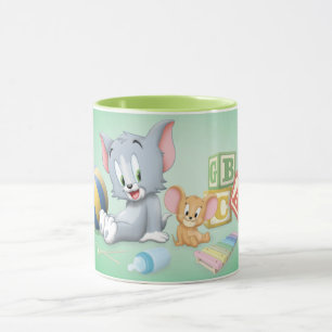 Baby Tom en Jerry die met speelgoed spelen Mok