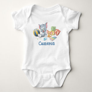 Baby Tom en Jerry die met speelgoed spelen Romper