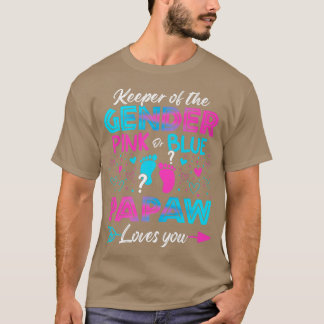 Baby tonen roze douches of blauw papaw-liefhebbers t-shirt