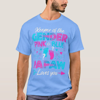 Baby tonen roze douches of blauw papaw-liefhebbers t-shirt