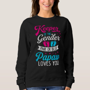 Baby tonen roze douches of blauw papaw-liefhebbers trui