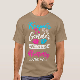 Baby tonen roze en blauwe mammie-liefhebbers t-shirt