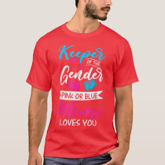 Baby tonen roze en blauwe Mimi-liefhebbers T-shirt
