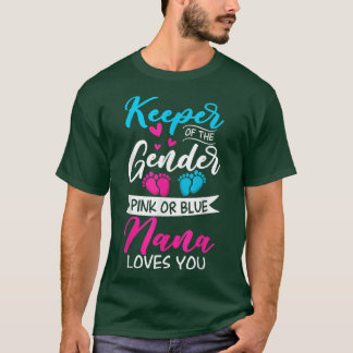 Baby tonen roze en blauwe neonliefhebbers t-shirt