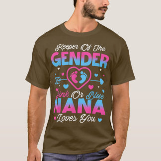 Baby tonen roze en blauwe neonliefhebbers t-shirt