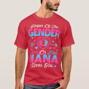 Baby tonen roze en blauwe neonliefhebbers t-shirt