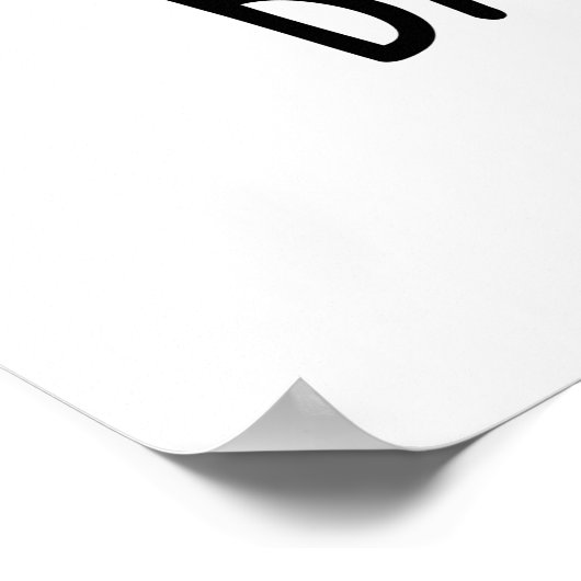 Baby Tooth Funny Teeth Pun Poster (Hoek)