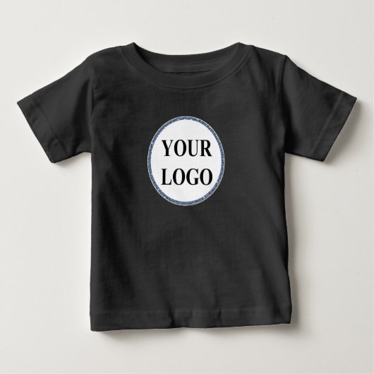 Baby Topjes T-shirt VOEG JE LOGO Funny First Beer  (Voorkant)