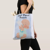 baby totetas achter tote bag (Dichtbij)