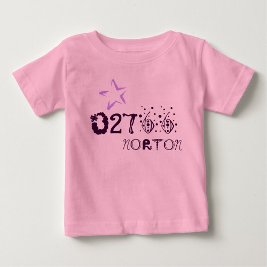 Baby Town ZIP CODE Shirt (Voorkant)