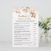 Baby Tradities Baby Beer Baby shower spel (Staand voorkant)