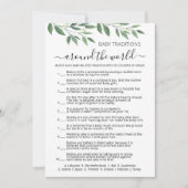 Baby Tradities spel Baby shower party Kaart (Voorkant)