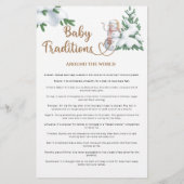 Baby Traditions Winter Baby shower spel (Achterkant)