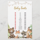 Baby Traits Games Woodland Baby shower (Voorkant)