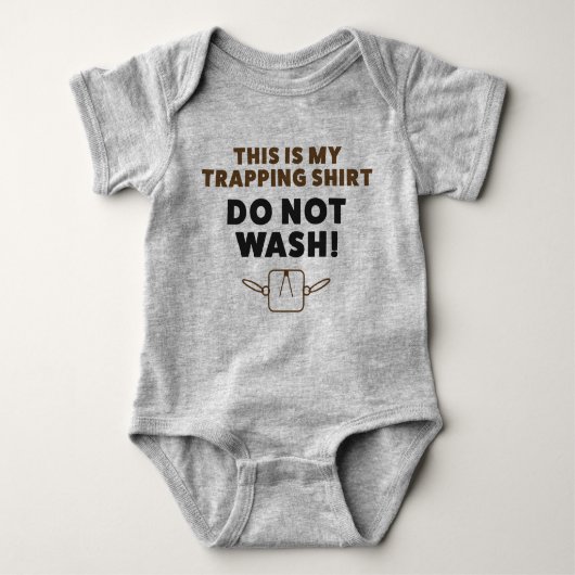 Baby Trapper Jersey Bodysuit Shirt (Voorkant)