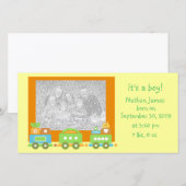 Baby trein aankondiging (Voorkant / Achterkant)