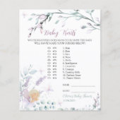 Baby treinen | WATERVERF BABY SHOWER (Voorkant)