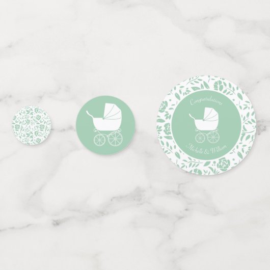 Baby treinstoel mooi Confetti (Voorkanten)