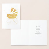  Baby treinstoel mooi Folie Kaarten (Display)