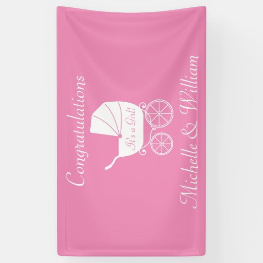  Baby treinstoel mooi Spandoek (Verticaal)