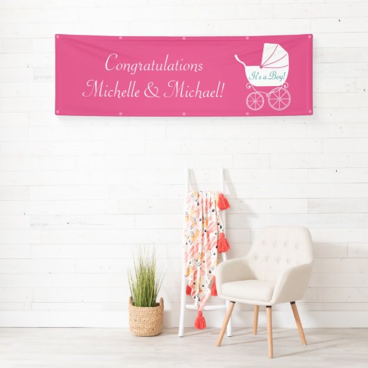  Baby treinstoel mooi Spandoek (Insitu)