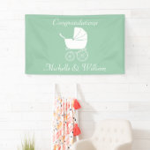  Baby treinstoel mooi Spandoek (Insitu)