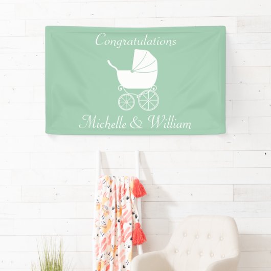  Baby treinstoel mooi Spandoek (Insitu)