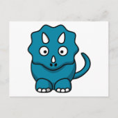 Baby Triceratops Briefkaart (Voorkant)