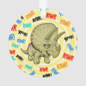 Baby Triceratops Ornament (achterkant)