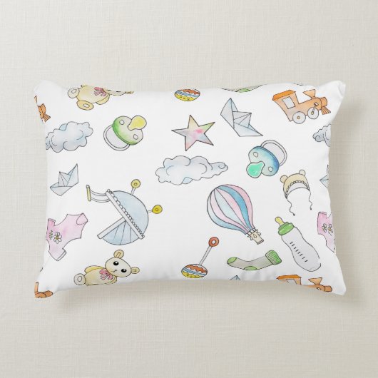 Baby Trinkets Accent Kussen (Voorkant)